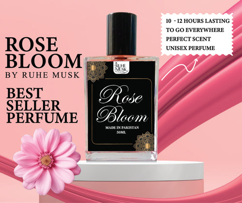 Rose Bloom – Long-Lasting Unisex Luxury Perfume by Ruhe Musk