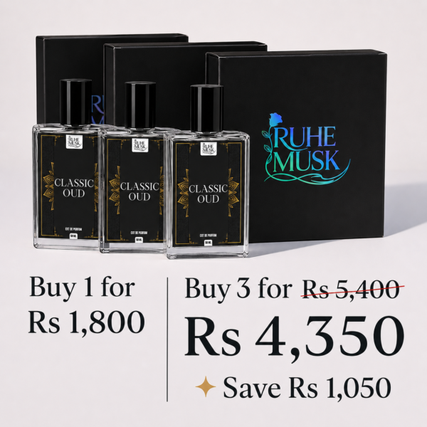 Ruhe Musk Trio Bundle – Buy 3 & Save Rs 1,050